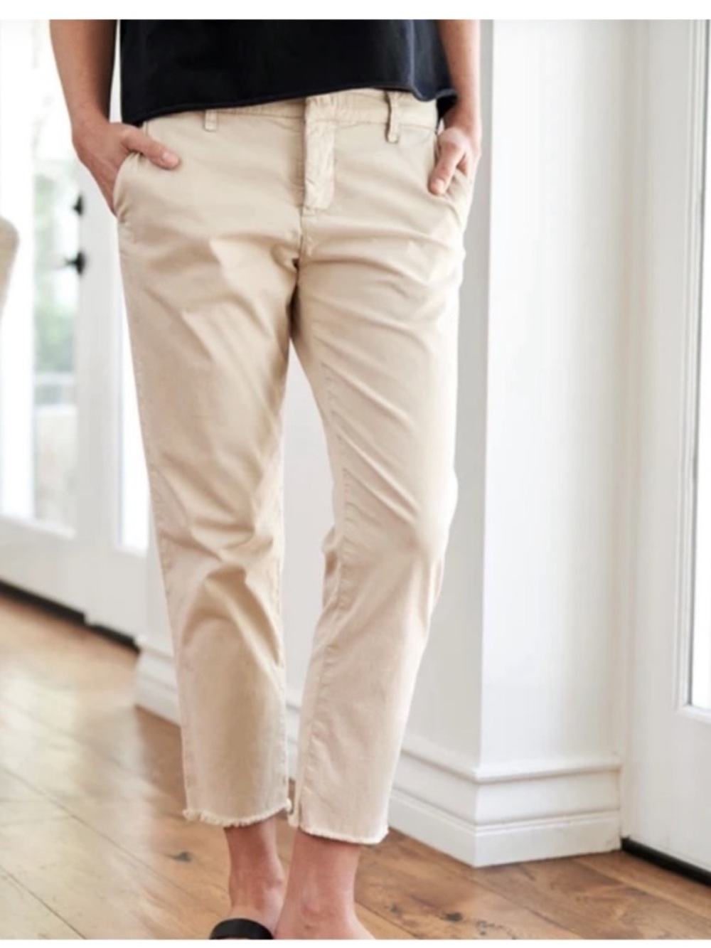 FRANK & EILEEN Wicklow
Twill Pant the Italian chino in khaki sz 6 - Picture 4 of 4